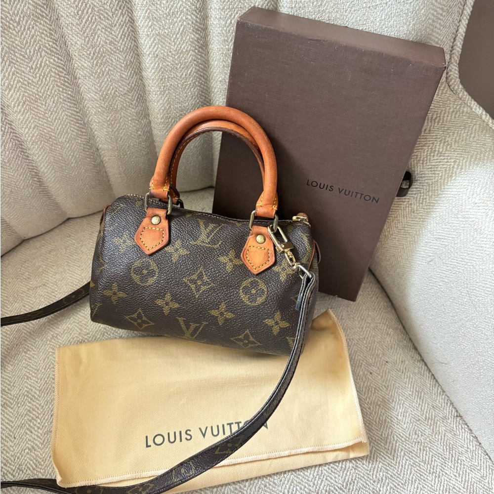 VINTAGE Louis Vuitton Speedy Mini Monogram 80s